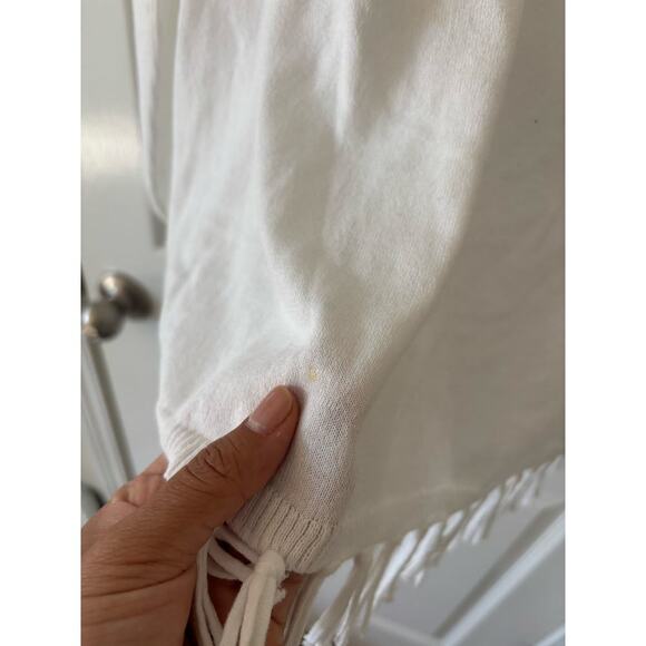 Lilly Pulitzer Ramona white knit sweater sz M - Picture 7 of 14